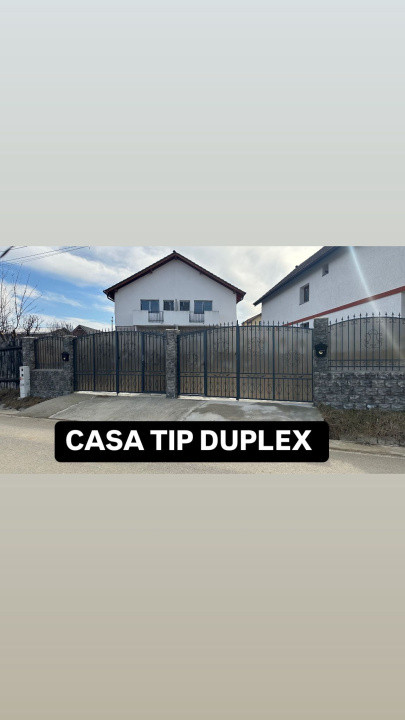 Duplex 3 camere  suprafata totala 267mp,  spre vanzare in Cristian 