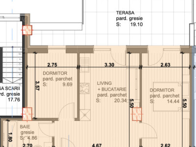 Apartament 3 camere de vanzare zona Regele Ferdinand