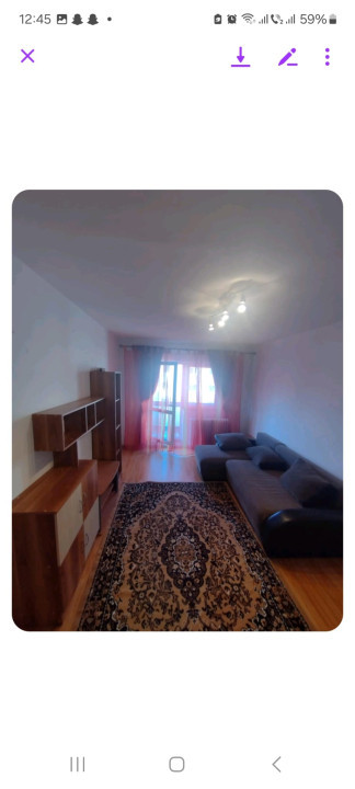 Apartment  cu 3 camere , 70mp utilat si mobilat spre inchiriere in Vasile Aron 