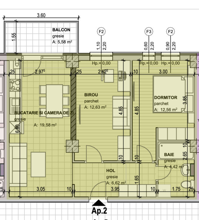 Apartament 3 camere in zona Sasar Comision 0% 