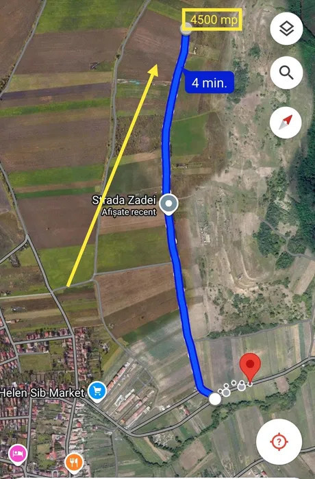 Teren extravilan de vânzare | 4600 mp | în zona Gușterița