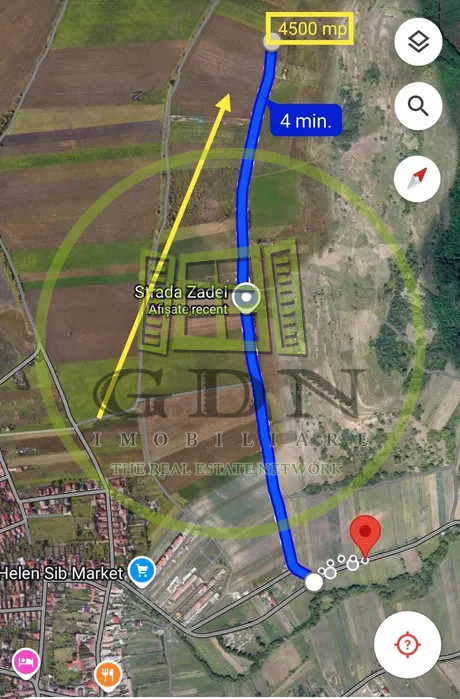 Teren extravilan de vânzare | 4600 mp | în zona Gușterița