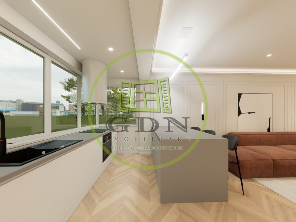 Penthouse 3 camere, 95mp+120mp terasa, Veteranilor, Parcul Nicolae Romanescu