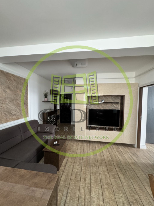 Apartament modern de închiriat – 60mp utili-3 camere, curte, – Calea Cisnădiei, 