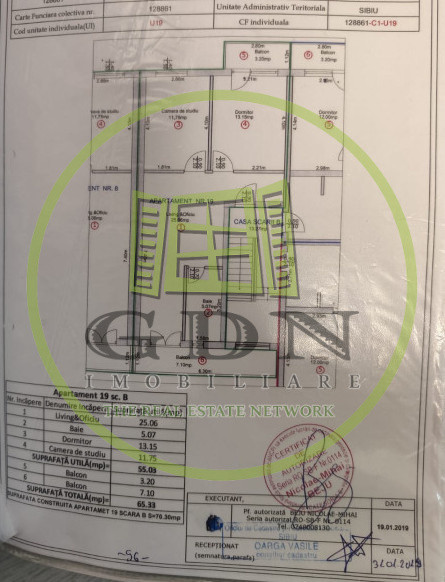 Apartament 3 camere de vânzare  |55mp + 2 balcoane| Kastani Residence