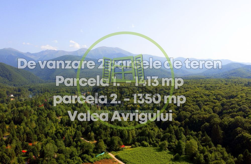 Teren intravilan de vânzare- 1413 mp - zona Valea Avrigului 