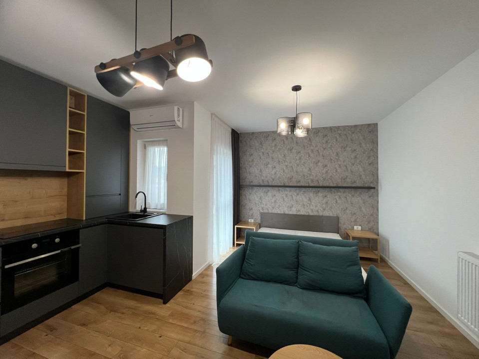 Bloc Nou Apartament cu o camera mobilat centru vechi 
