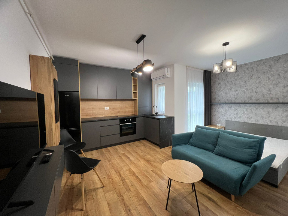 Bloc Nou Apartament cu o camera mobilat centru vechi 