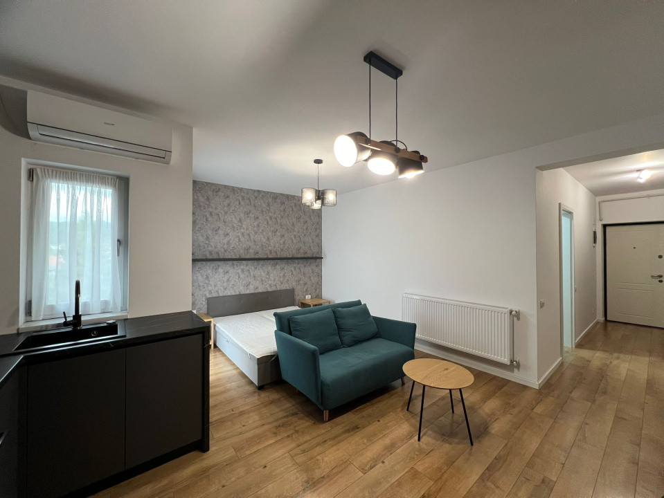 Bloc Nou Apartament cu o camera mobilat centru vechi 