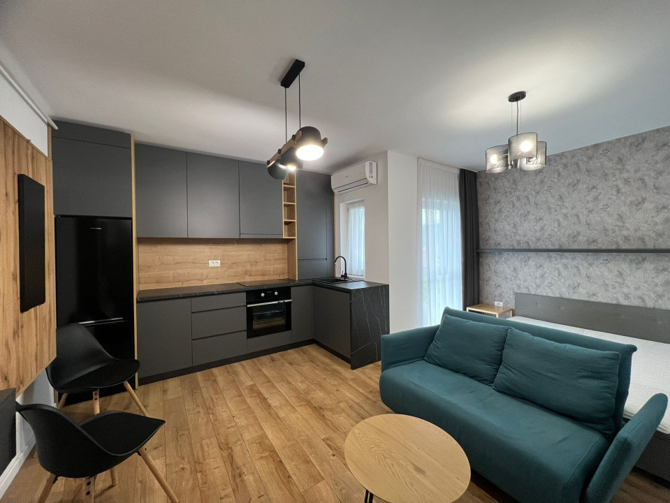 Bloc Nou Apartament cu o camera mobilat centru vechi 