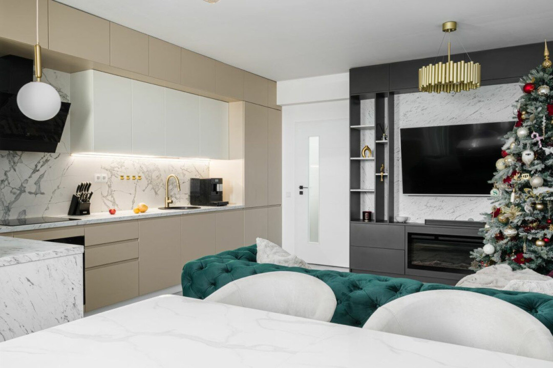 Apartament 3 camere l Sky Garden l Complet mobilat si utilat l Parcare si boxa