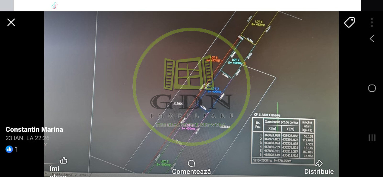 Teren extravilan 2.500 mp – Cisnădie - ideal pentru dezvoltare - Parcelabil