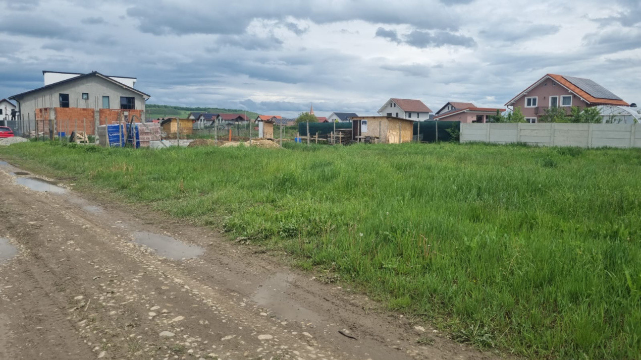 Teren de Vânzare în Cristian – 485 m² cu Autorizație de Construire