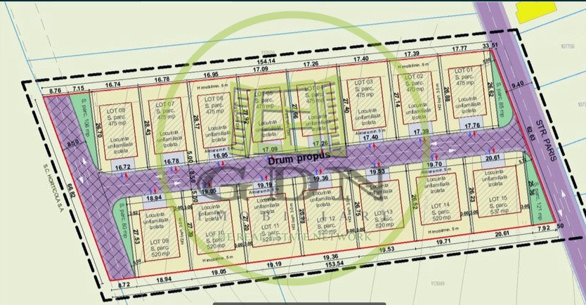  Parcele Teren Intravilan ,500mp- Zona Calea Cisnădiei 