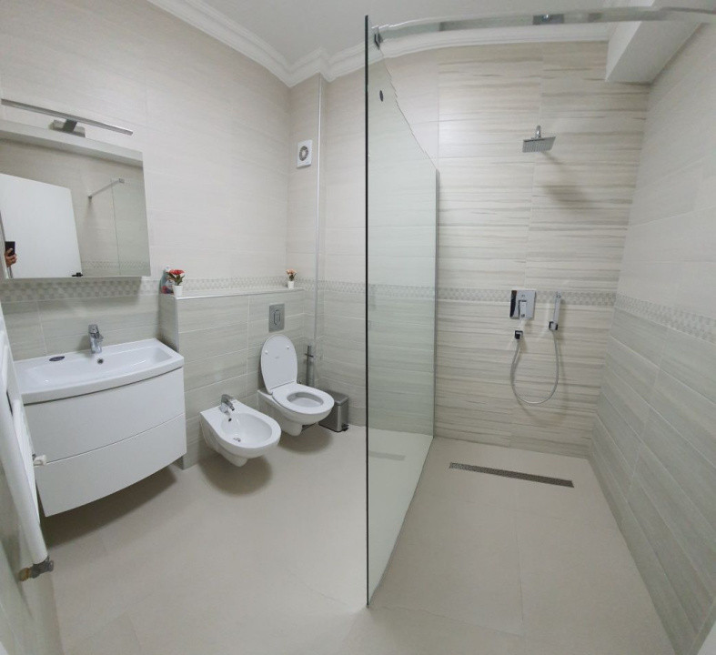 Apartament de lux cu 2 camere – 90 mp + terasă – etaj 3/4