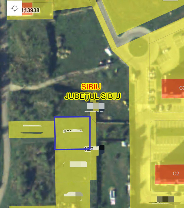 Teren intravilan–600 mp–zona Sibiu Est, lângă ansamblul Henri Coanda
