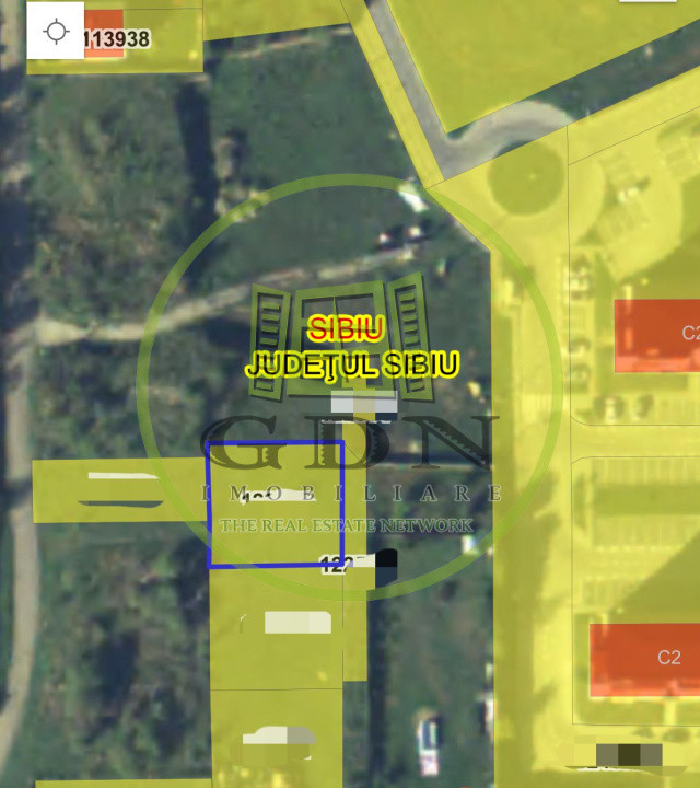 Teren intravilan–600 mp–zona Sibiu Est, lângă ansamblul Henri Coanda