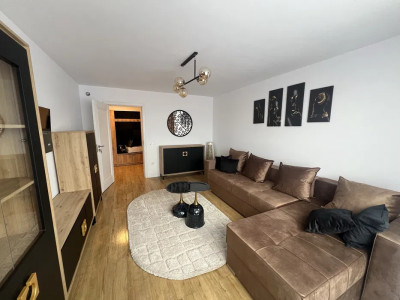 Apartament decomandat, 2 camere, 55 mp, complet mobilat și utilat 