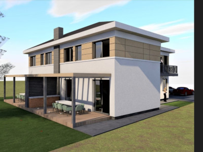Duplex de vânzare, 120 mp,+332 mp. curte, sat Tureni, 159900 Eur