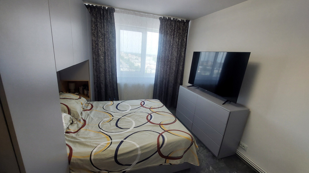 Apartament doua camere decomandat, etajul 10, Brazda zona Guliver