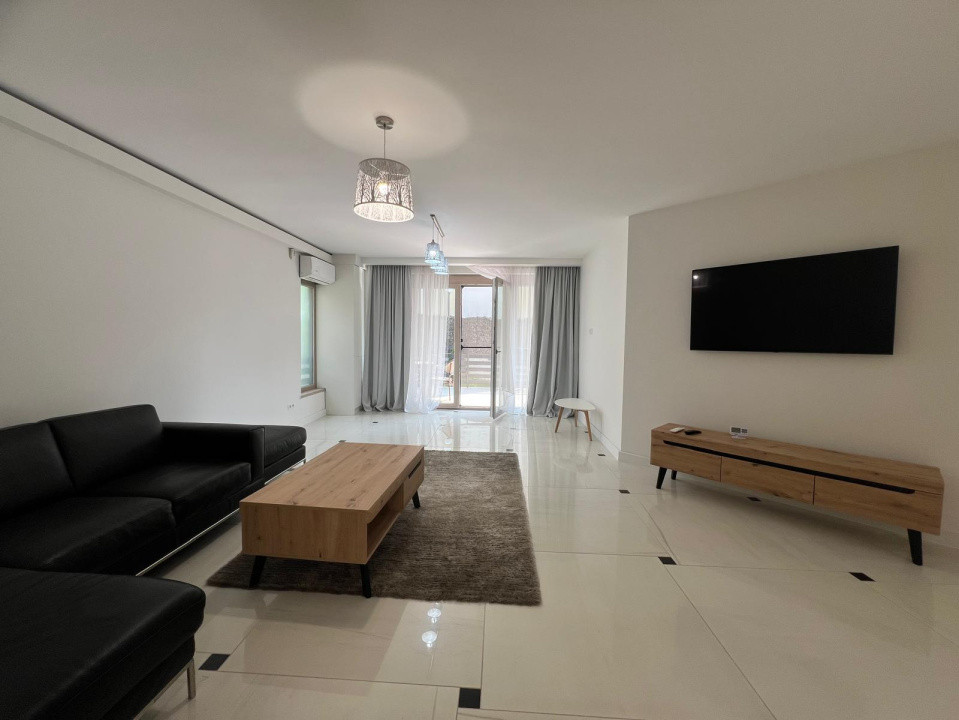  apartament 3 camere modern mobilat cu spatiu verde