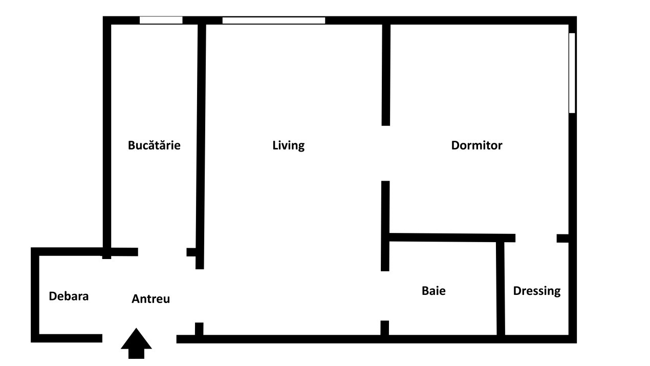 Comision 0%! Ap. 2 camere, 42 mp, loc de parcare, zona Piata Garii