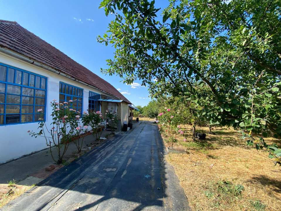 Casă de vacanță în loc. Bojt, Ungaria , 2 cam, teren 3381mp cu pomi fructiferi