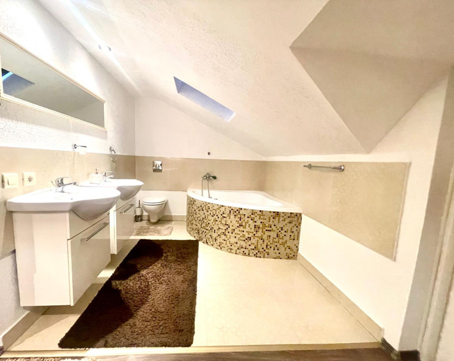Chirie apartament 3 camere 123 mp utili pe 2 nivele