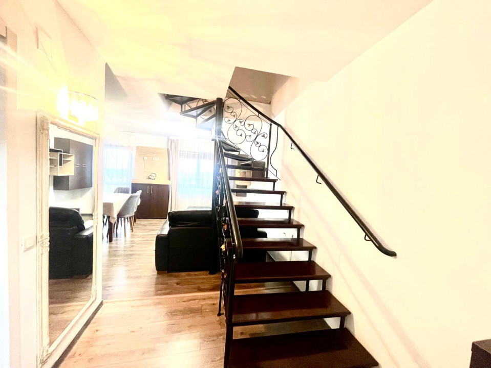 Chirie apartament 3 camere 123 mp utili pe 2 nivele