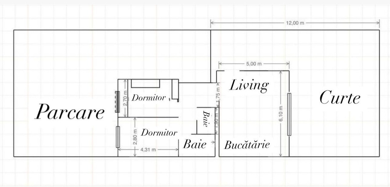 Casă de tip duplex - 3 camere  – Tălmaciu
