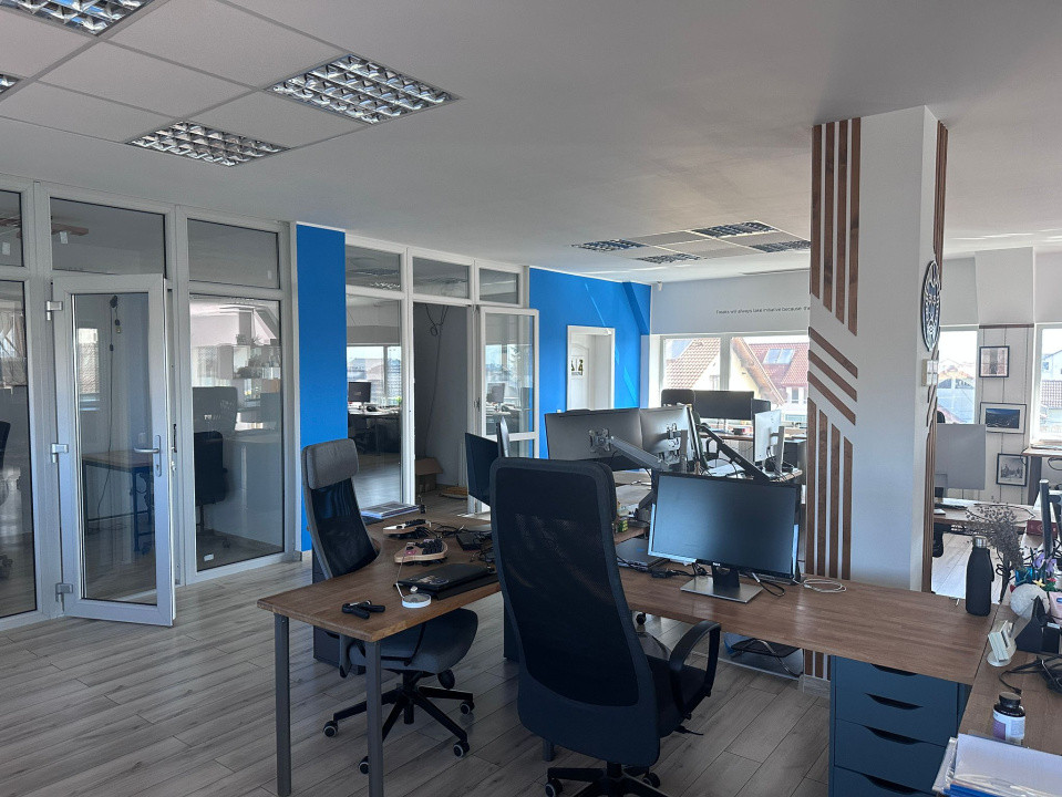 🏢 Clădire de birouri de închiriat | 625 mp utili | 2 etaje + mansardă |
