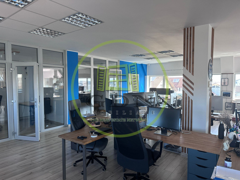 🏢 Clădire de birouri de închiriat | 625 mp utili | 2 etaje + mansardă |