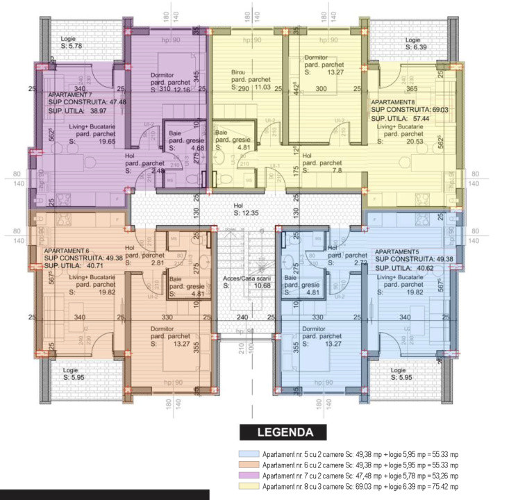 BLOC NOU! In livada, apartament cu 2 camere proiect rezidential!