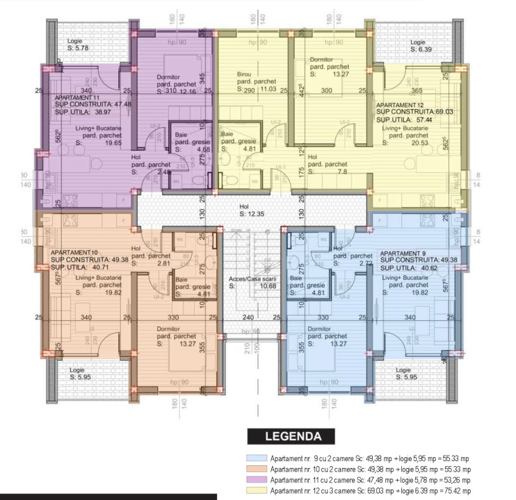 BLOC NOU! In livada, apartament cu 2 camere proiect rezidential!