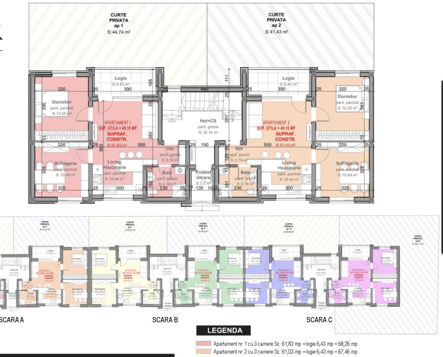 BLOC NOU! In livada, apartament cu 2 camere proiect rezidential!