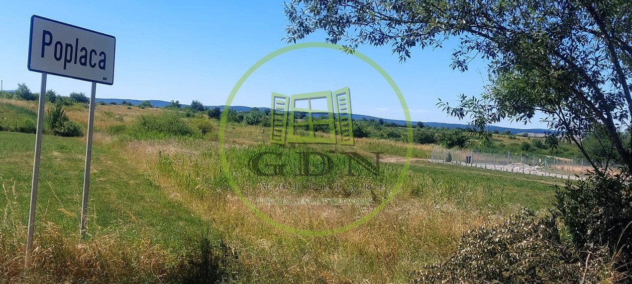 Teren oportunitate investitie 1900mp,intrare in Poplaca