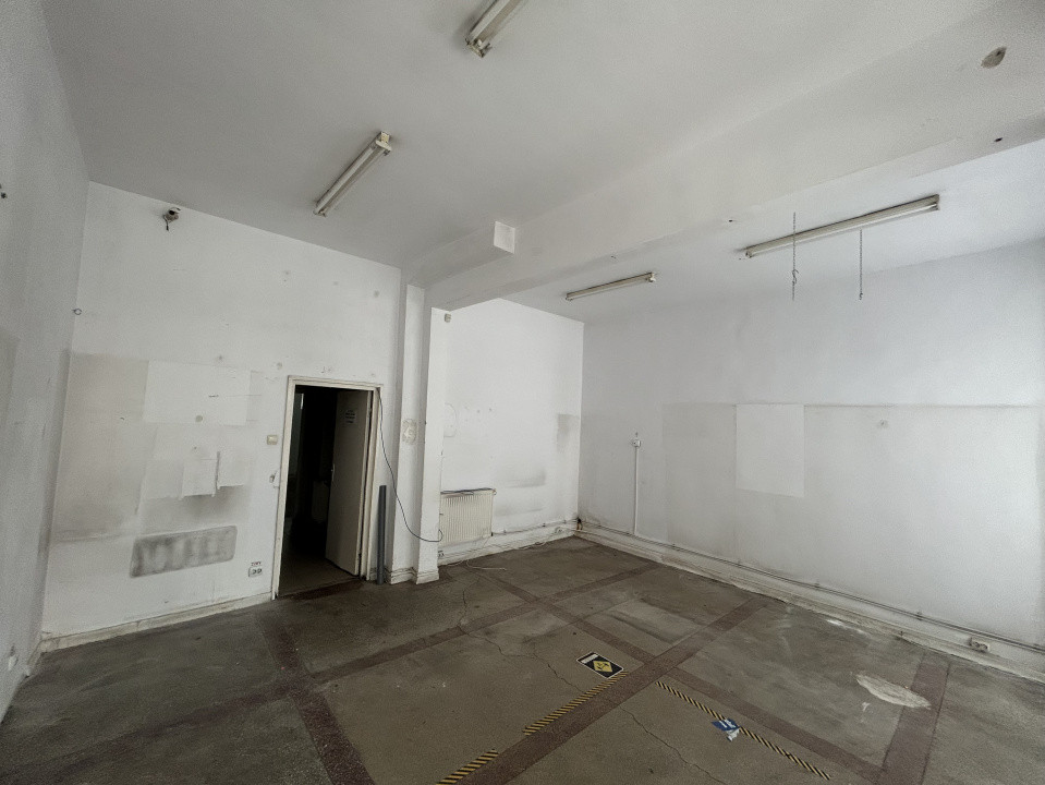 Spațiu comercial de închiriat – 100 m² utili, vitrină la stradă