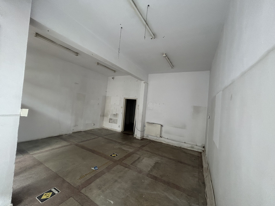 Spațiu comercial de închiriat – 100 m² utili, vitrină la stradă