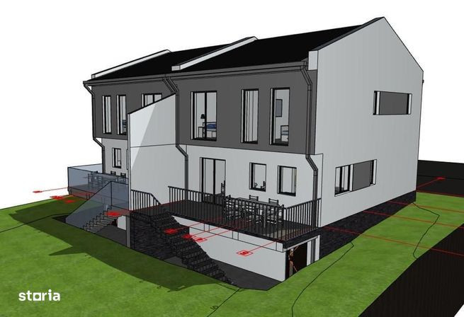 Casă individuală de vânzare  | 120 mp +230 mp | Cisnădie 