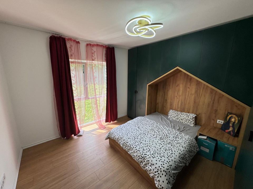 Repoziționare preț! Ap.cu 3 camere, nou, mobilat, garaj, 70 mp., 