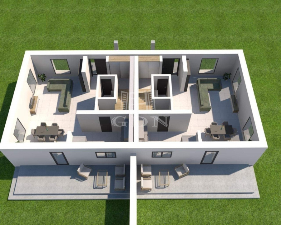 Duplex de vaznzare - sat Sasar -  cartier nou de case, luminoase si spatioase
