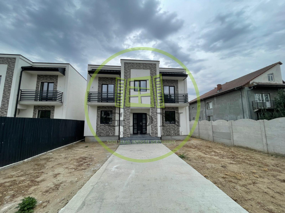 Casă nouă P+1 cu teren de 365mp și toate utilitățile la Braniște/Podari 