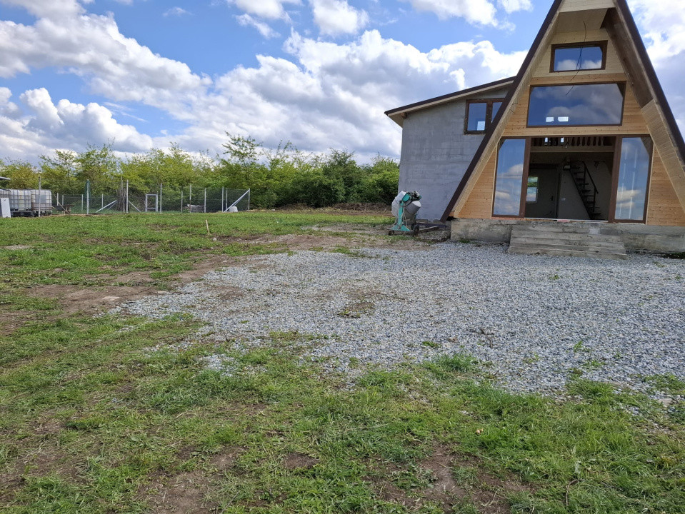 🏡 Casă tip A-Frame de vânzare – Daia Nouă