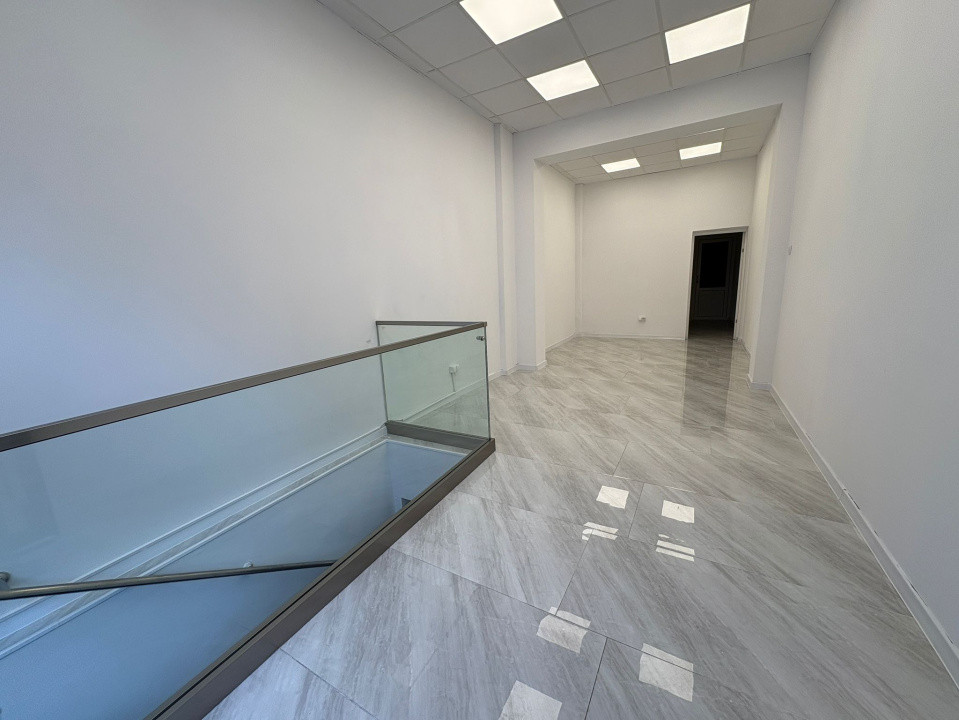 Spatiu comercial, parter + demisol, 110 mp, Zona Centrala