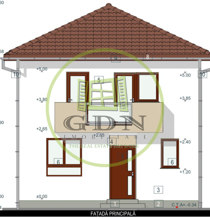 Casa individuala 4 camere - 270 mp teren-Construcție noua-  Cristian, Sibiu 