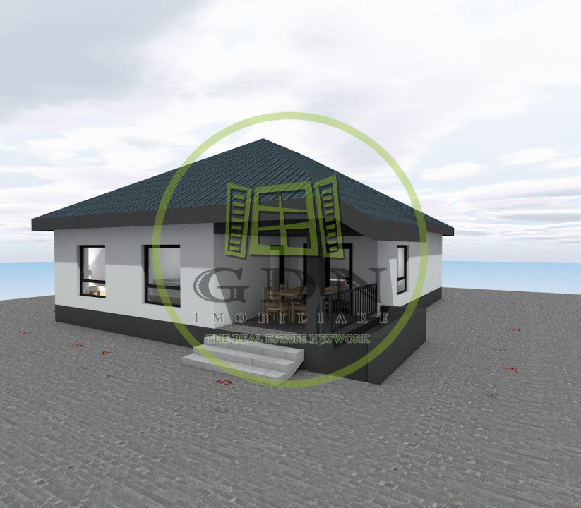 Casă individuală 4 camere, pe un singur nivel– Cristian, Sibiu