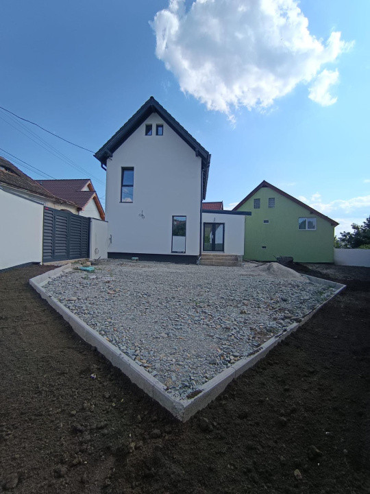 Casă individuală 3 camere, singur în curte -construcție nouă, Gușterița-Sibiu 