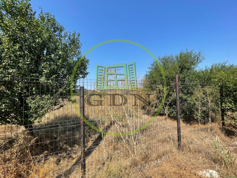 Teren intravilan 1174mp în Dudovicești cu deschiderea de 41m POT 35% CUT 1,05