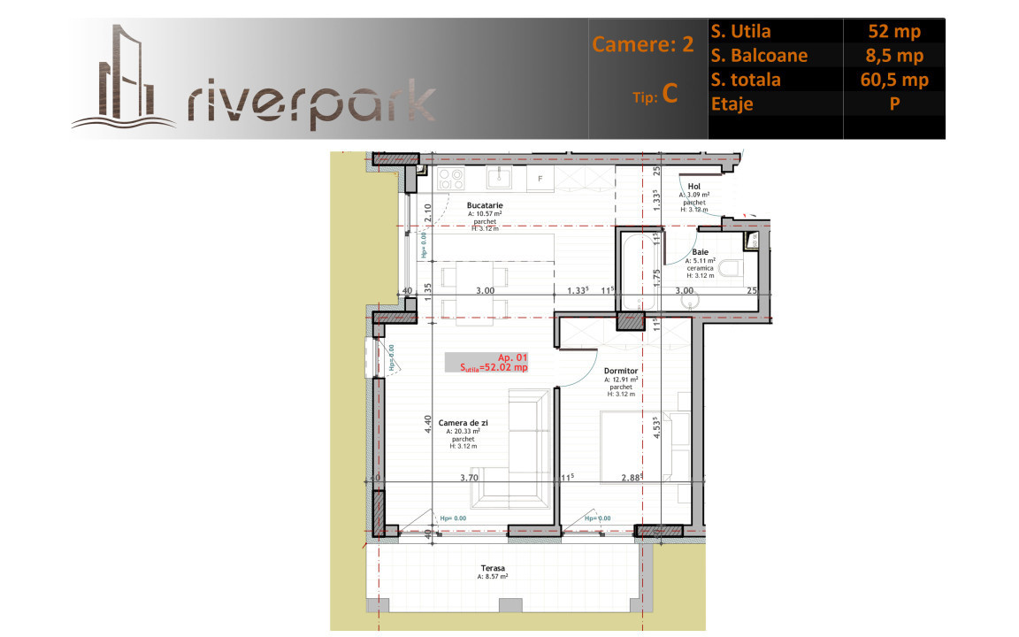 Apartamente de vânzare 2 - 3 camere