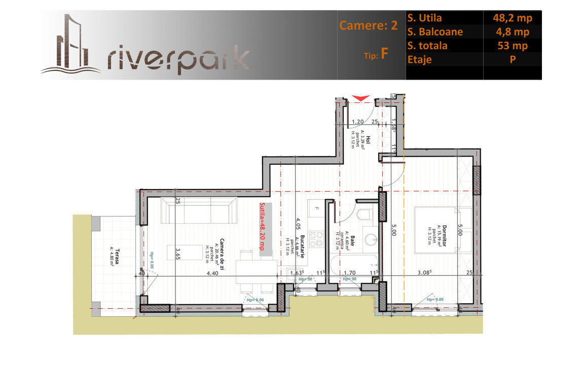 Apartamente de vânzare 2 - 3 camere